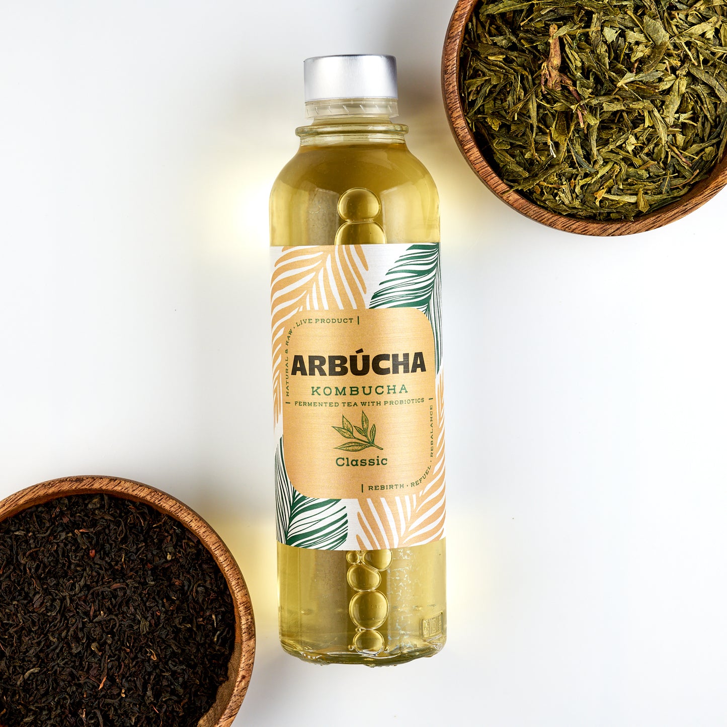 Arbucha Classic Kombucha Glass bottle 330ml